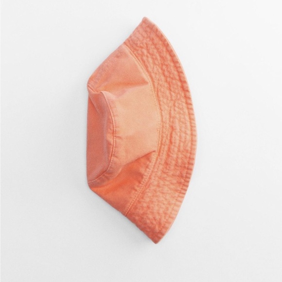 🌹NWT. Zara Orange Cotton Bucket Hat. Size M. - Picture 7 of 10